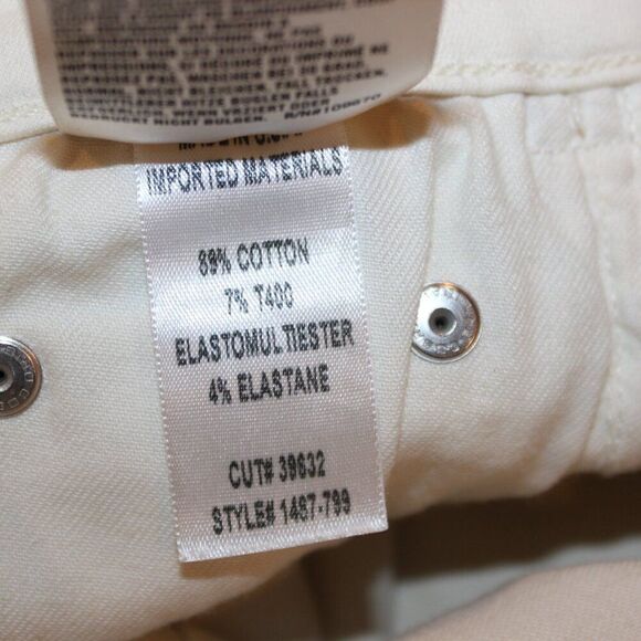 Citizens of Humanity High Rise Rocket Crop Skinny Jeans in white  Size 26 - Picture 12 of 15